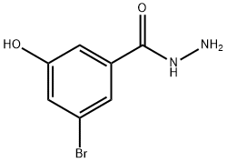 Benzoic acid, 3-bromo-5-hydroxy-, hydrazide,1605331-39-2,结构式