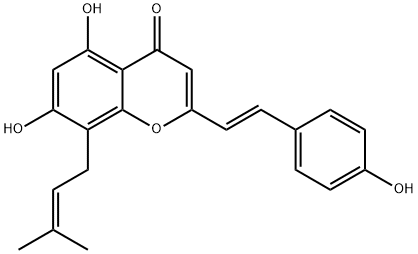 プラタクロモンB 化学構造式