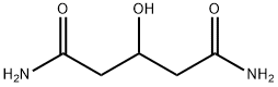 Pentanediamide, 3-hydroxy- 化学構造式