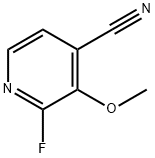 2-Fluoro-3-methoxy-isonicotinonitrile Structure