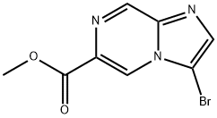 1607830-93-2 Imidazo[1,2-a]pyrazine-6-carboxylic acid, 3-bromo-, methyl ester