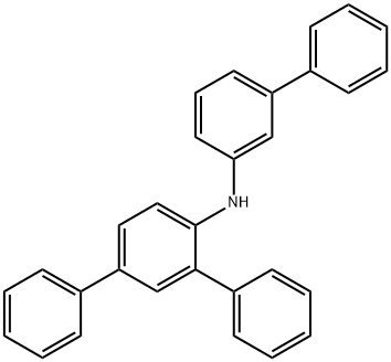 [1,1':3',1''-Terphenyl]-4'-amine, N-[1,1'-biphenyl]-3-yl- Structure