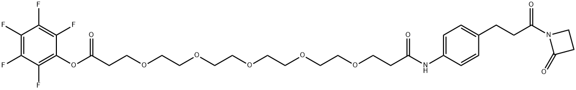 AZD-PEG5 -PFP,1609569-75-6,结构式