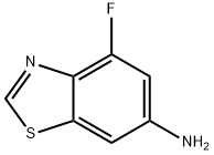 4-氟苯并[D]噻唑-6-胺,1610021-39-0,结构式