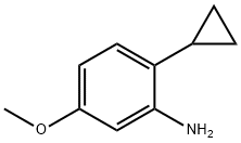 Benzenamine, 2-cyclopropyl-5-methoxy-|