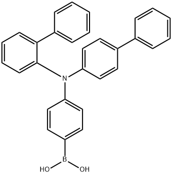Boronic acid, B-[4-([1,1'-biphenyl]-2-yl[1,1'-biphenyl]-4-ylamino)phenyl]- Struktur
