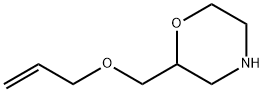 Morpholine,2-[(2-propen-1-yloxy)methyl]- Structure