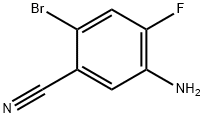Benzonitrile, 5-amino-2-bromo-4-fluoro- Struktur