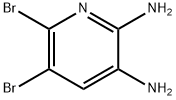 2,3-Pyridinediamine, 5,6-dibromo-,1615736-65-6,结构式