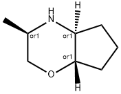 Cyclopent[b]-1,4-oxazine, octahydro-3-methyl-,(3R,4aS,7aS)-rel- 结构式