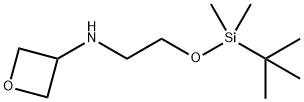 N-[2-[(tert-Butyldimethylsilyl)oxy]ethyl]oxetan-3-amine Struktur