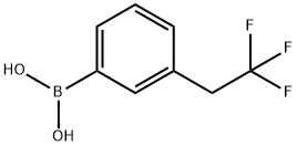 3-(2,2,2-trifluoroethyl)phenyl-5-boronic acid 化学構造式