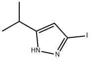 1H-Pyrazole, 3-iodo-5-(1-methylethyl)- 化学構造式
