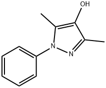 3,5-Dimethyl-1-phenyl-1h-pyrazol-4-ol Structure