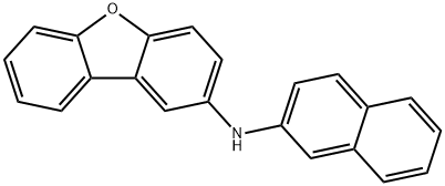 N-2-萘基-2-二苯并呋喃胺, 1621976-98-4, 结构式