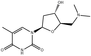 5'-Deoxy-5'-N,N-dimethylamino thymidine Struktur