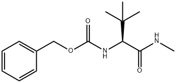 Carbamic acid, [(1S)-2,2-dimethyl-1-[(methylamino)carbonyl]propyl]-, phenylmethyl ester (9CI) Struktur