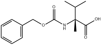 CBZ-ALPHA-ME-DL-VAL-OH 化学構造式