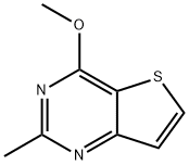 4-甲氧基-2-甲基噻吩并[3,2-D]嘧啶,1627203-66-0,结构式