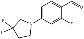 Benzaldehyde, 4-(3,3-difluoro-1-pyrrolidinyl)-2-fluoro-|
