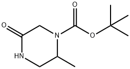 2-甲基-5-氧代哌嗪-1-羧酸叔丁酯,1627748-01-9,结构式