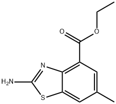 ethyl 2-amino-6-methyl-1,3-benzothiazole-4-carboxylate,1627856-09-0,结构式