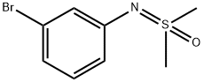 [(3-bromophenyl)imino]dimethyl-lambda6-sulfanone Structure