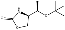 (R)-4-((R)-1-(tert-Butoxy)ethyl)oxazolidin-2-one Struktur