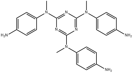 N2,N4,N6-TRIS(4-AMINOPHENYL)-N2,N4,N6-TRIMETHYL-1,3,5-TRIAZINE-2,4,6-TRIAMINE,1629241-55-9,结构式