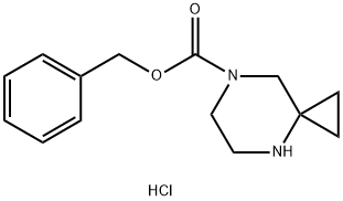 4,7-Diaza-spiro[2.5]octane-7-carboxylic acid benzyl ester, HCl salt Struktur