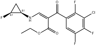 Sitafloxacin Impurity 5 化学構造式