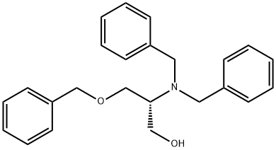 1-Propanol, 2-[bis(phenylmethyl)amino]-3-(phenylmethoxy)-, (2R)- Struktur