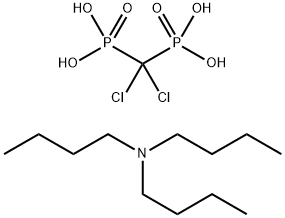 Phosphonic acid, P,P'-(dichloromethylene)bis-, compd. with N,N-dibutyl-1-butanamine (1:1)|氯屈膦酸三正丁胺盐