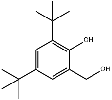 Benzenemethanol, 3,5-bis(1,1-dimethylethyl)-2-hydroxy- Struktur