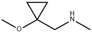 1-(1-Methoxycyclopropyl)-N-methylmethanamine Struktur