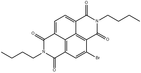 Benzo[lmn][3,8]phenanthroline-1,3,6,8(2H,7H)-tetrone, 4-bromo-2,7-dibutyl- 结构式