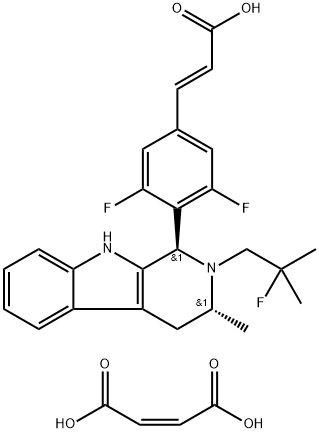 AZD9496 (maleate) Struktur