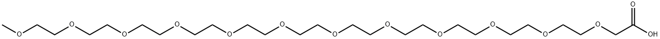 mPEG11-CH2COOH, 1639205-66-5, 结构式