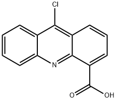 9-クロロアクリジン-4-カルボン酸 化学構造式