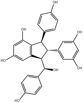 Leachianol G Struktur
