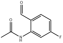 N-(5-氟-2-甲酰基苯基)乙酰胺, 1642593-22-3, 结构式