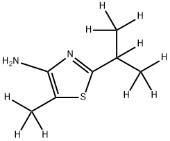 4-Amino-[5-methyl-2-(iso-propyl)-10]-thiazole Struktur