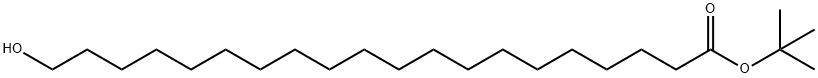 Eicosanoic acid, 20-hydroxy-, 1,1-dimethylethyl ester Structure