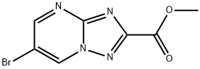 [1,2,4]Triazolo[1,5-a]pyrimidine-2-carboxylic acid, 6-bromo-, methyl ester Structure