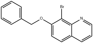 7-(benzyloxy)-8-bromoquinoline Structure