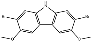 9H-Carbazole, 2,7-dibromo-3,6-dimethoxy- Struktur