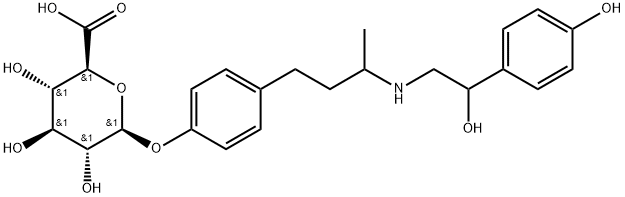 Ractopamine-10-O-β-glucuronide(MixtureofDiastereomers, 166022-10-2, 结构式