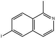 Isoquinoline, 6-iodo-1-methyl- Struktur