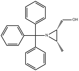 ((2S,3S)-3-甲基-1-三苯甲基氮啶-2-基)甲醇, 167502-57-0, 结构式