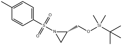 (S)-2-(((叔-丁基二甲基甲硅烷基)氧代)甲基)-1-甲苯磺酰吖丙啶, 167502-70-7, 结构式